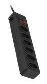 FILTRO DE LINHA DE 6 TOMADAS PRETO PISC